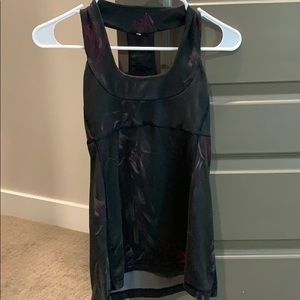 Black Lululemon top size 4